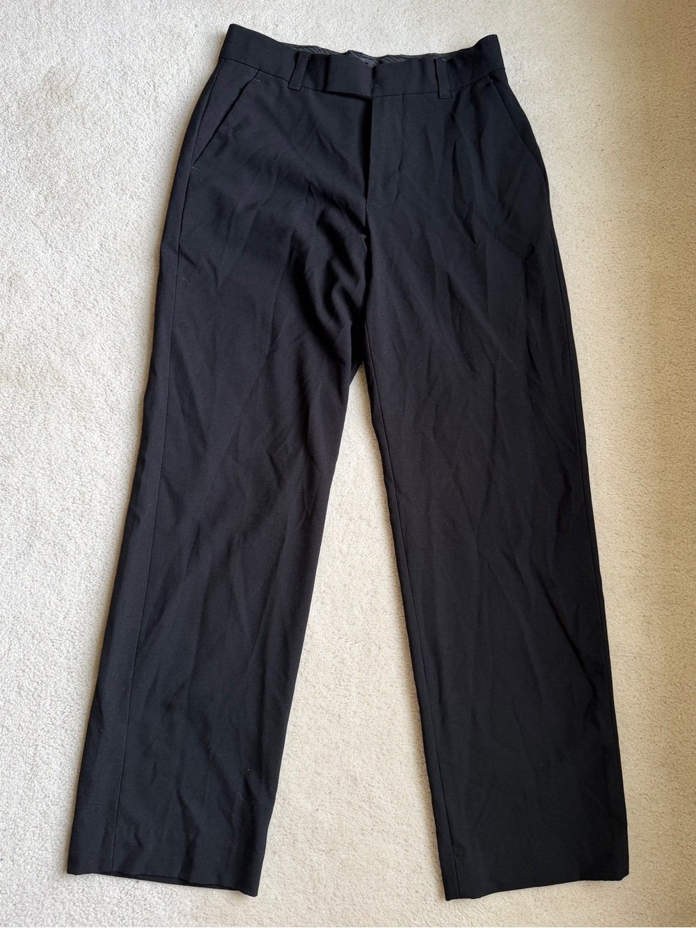 Calvin Klein Black Dress Suit Pants Slacks Flat Front Boys Size 12